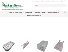 Tablet Screenshot of maskas.com